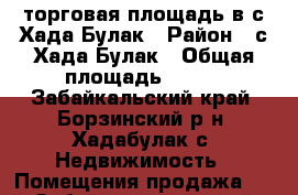 торговая площадь в с.Хада-Булак › Район ­ с.Хада-Булак › Общая площадь ­ 188 - Забайкальский край, Борзинский р-н, Хадабулак с. Недвижимость » Помещения продажа   . Забайкальский край